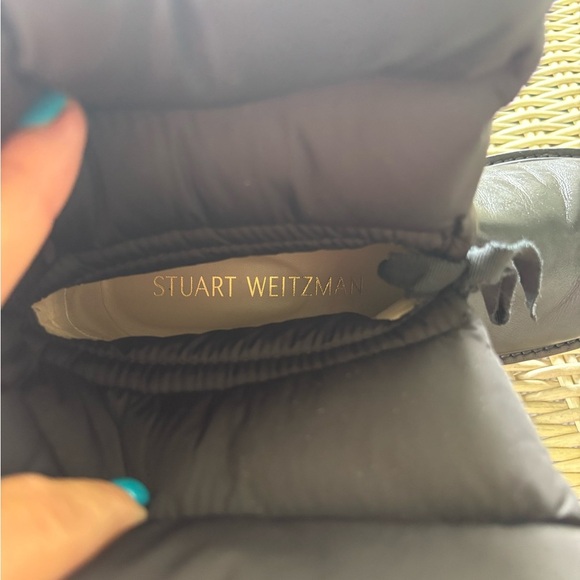 Stuart Weitzman Tyler Ultralift Lug Boots 8 winter snow skiing chunky layered - Picture 9 of 9